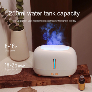 Heimgebrauch Büro Luft Ultraschall Luftbe feuchter Ätherisches Öl Aroma Flamme Diffusor Duft Feuer Luftbe feuchter