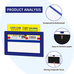 Từ dấu hiệu chủ Pallet giá từ nhãn chủ rõ ràng hiển thị Khung dễ dàng phía trước mở cho cửa sổ cửa văn phòng lịch trình - Product Image 4