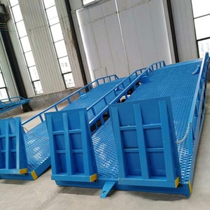 Logística descarga elevador auxiliar carga de contenedores nivelador de muelle hidráulico plataforma de carga y descarga móvil