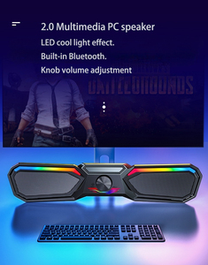 RGB красочный bluetooth динамик новейший высококачественный полный диапазон беспроводной компьютерный ПК динамик планшетный Настольный игровой динамик - Product Image 2