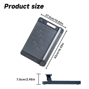 A3 A4 B4 boyutu kağıt kesici desteği özel renkler Kraft 959 döner kağıt kesme makinesi kesici düz noktalı dalgalı çizgi bıçak seti - Product Image 4