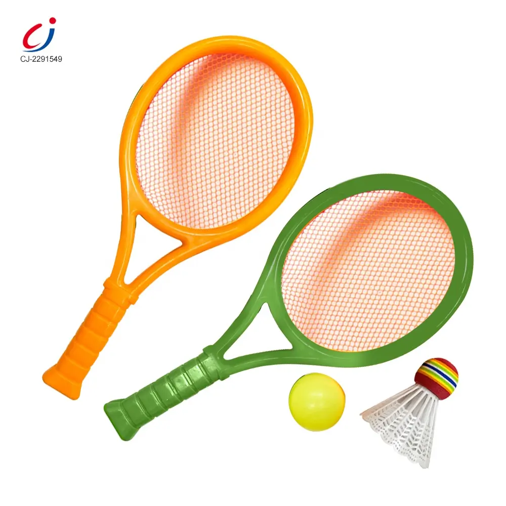 Chengji Spielzeug Eltern-Kind interaktives Outdoor-Spiel Badminton Tennis schläger Sportspiel zeug Kunststoff Tennis schläger Set Spielzeug für Kinder