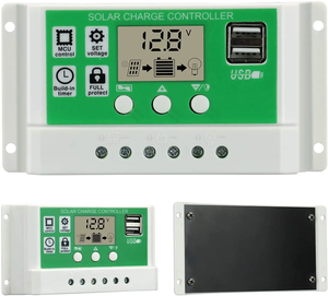 10A 20A 30APWMソーラー充電コントローラー12V24V自動ソーラーセル充電ボードコントローラー - Product Image 5