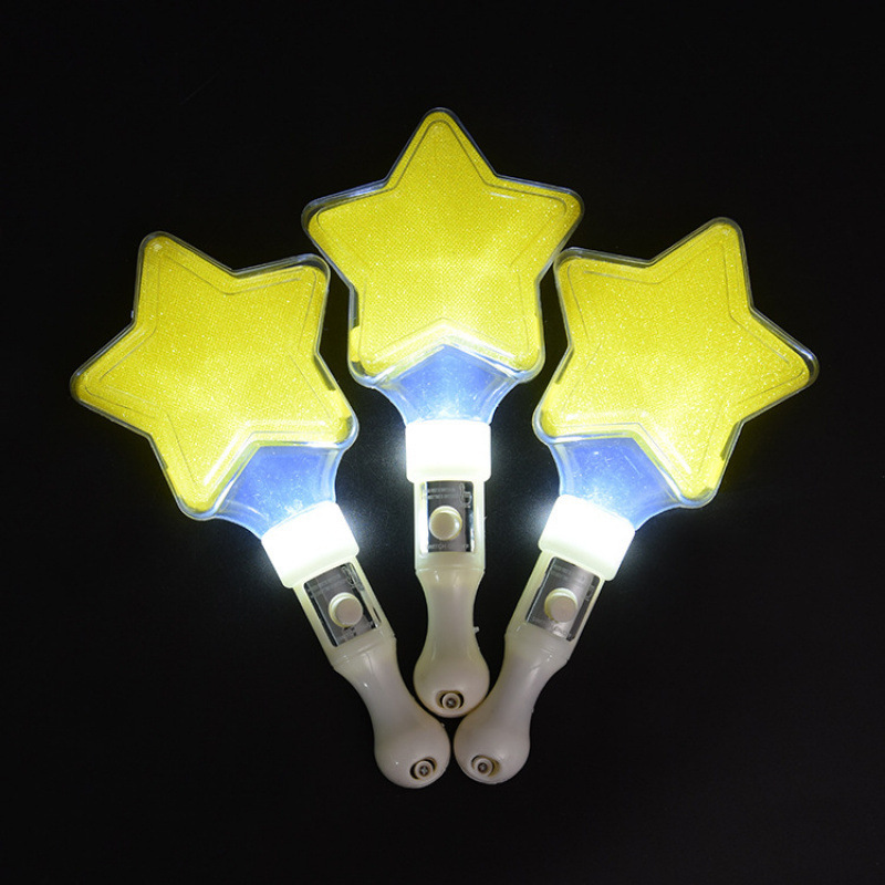 Jaune Petit cinq étoiles jaune