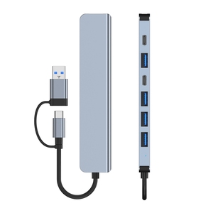 便携式7合1 USB 3.0和Type-C/usb-c转USB 3.0 2.0集线器适配器扩展坞 - Product Image 2