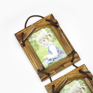 Yeni tasarım 4x6 ahşap çerçeve bambu ve çam ahşap resim çerçevesi fotoğraf çerçevesi 3 fotoğraf - Product Image 2