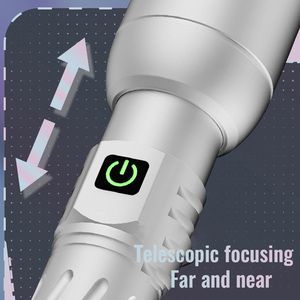 Ý tưởng sản phẩm mới 2024 Long Range Laser High Power sạc 100000 lumens không thấm nước <span class=keywords><strong>Led</strong></span> đèn pin ngọn đuốc - Product Image 4