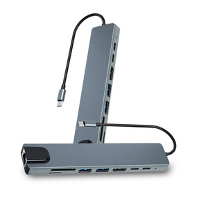 USB 3.1 Type C Hub 8 in 1 HDTV USB3.0 USB HUB <strong>Adapter</strong> RJ45 <strong>Adapter</strong> USB C HUB for MacBook <strong>Notebook</strong> Laptop <strong>Computer</strong> - Product Image 3