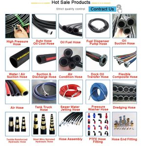高圧2層スチールワイヤーSAE 100 R2油圧ホースEN853 2SNゴムホース切削サービス付き - Product Image 4
