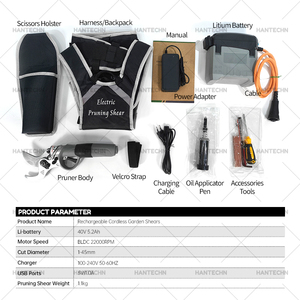 Baru 36V Pohon Pemotong Cabang Nirkabel Listrik Gunting Pemangkas Baterai Li Pemotong Gunting Taman Gunting - Product Image 3