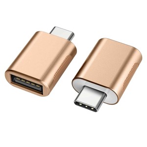 笔记本电脑平板手机用USB C至USB 3.0适配器超高速转换器适配器C型公到a型母