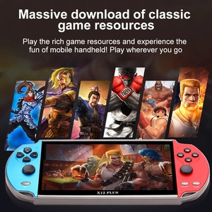 X12 PLUSミニレトロ7.1インチHDスクリーンハンドヘルドゲームコンソールポータブル内蔵クラシックゲームPS1 GBA FCビデオプレーヤーWi-Fi用 - Product Image 5