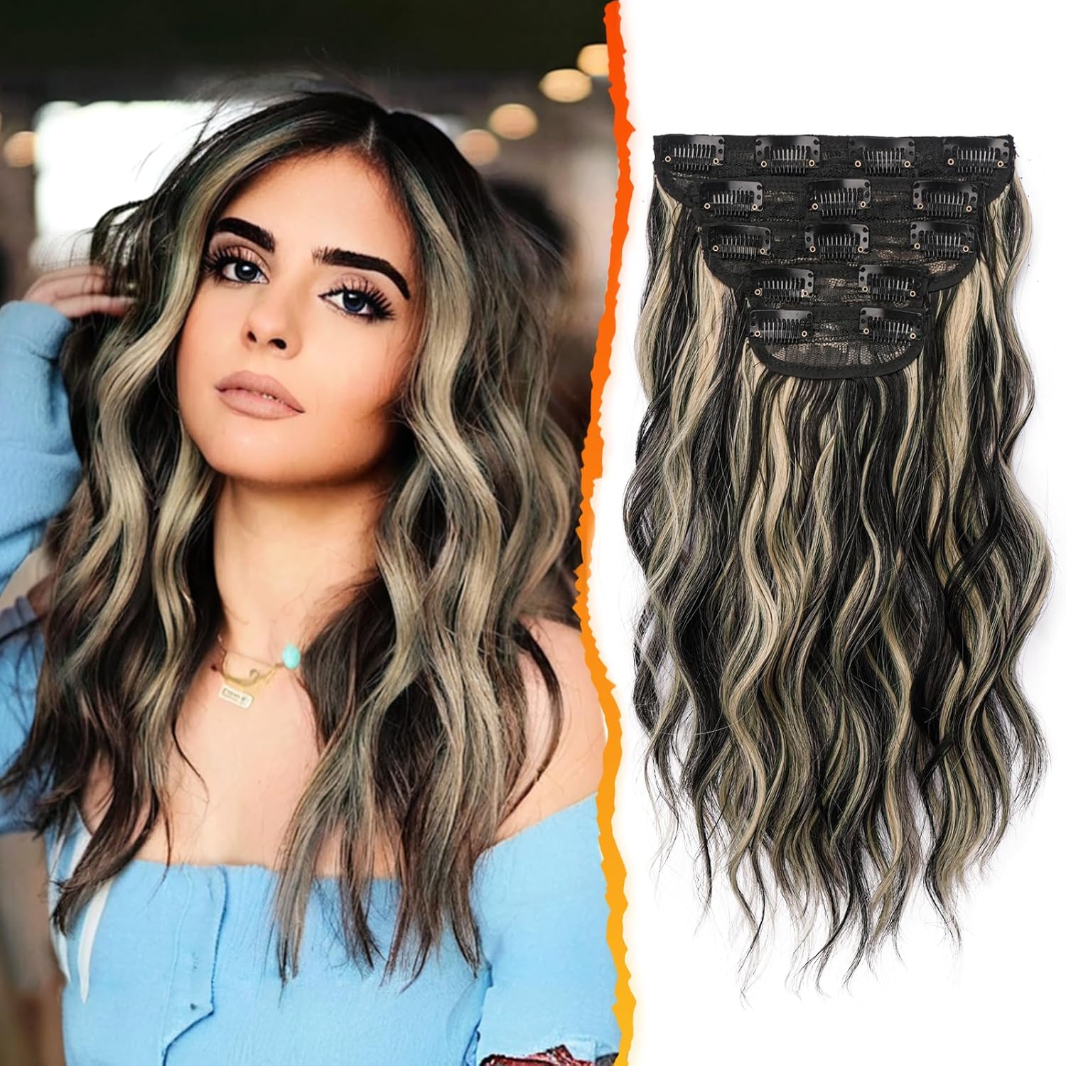 Black mix blonde