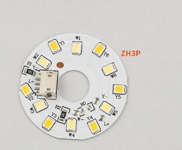 Chip luminoso tricolore bianco da 35 mm (terminale zh1.5)