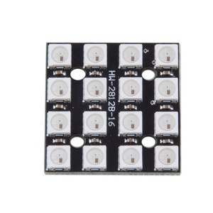 WS2812B anello LED RGB 16 bit WS2812 5050 luci LED RGB con modulo Driver integrato pannello lampada a LED a 16 bit per Ardu - Product Image 3