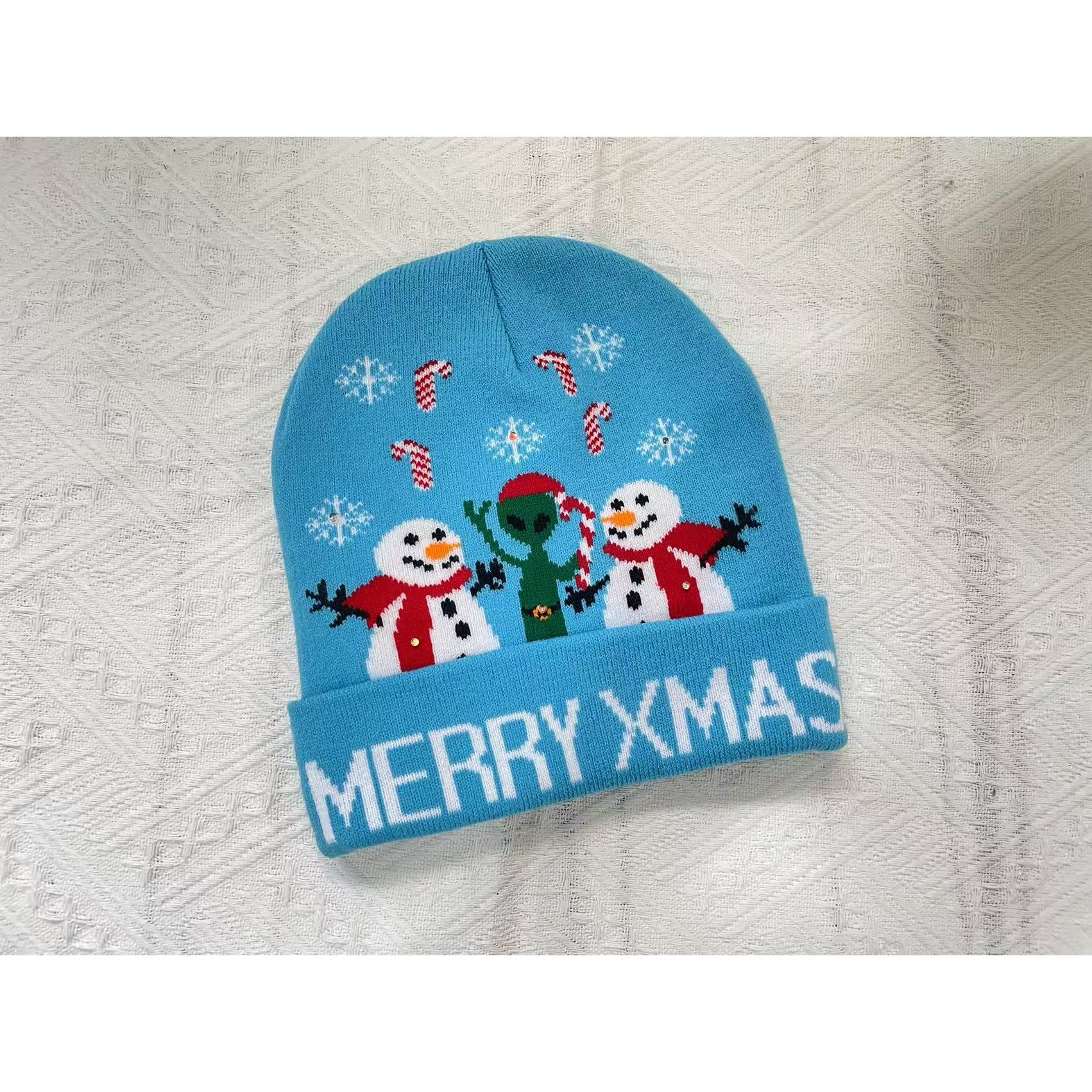 Bonhomme de neige drôle de Noël