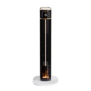2000W potenza 12 ore funzione Timer portatile PTC ceramica elettrico riscaldatore ventilatore a torre con 3D effetto fiamma telecomando - Product Image 2