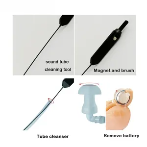Işitme aksesuarları Mini çok fonksiyonlu uzun mıknatıs ses tüp temizleme aracı ve temizleme havalandırma kitleri ile temizleme fırçası - Product Image 3
