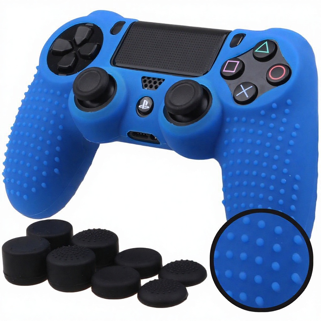 Cubierta azul + tapa de joystick negra