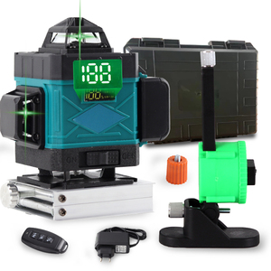 リモコン付き磁気サポート付きグラウンドレベリング用4D16ライングリーンラインレーザーレベル - Product Image 3