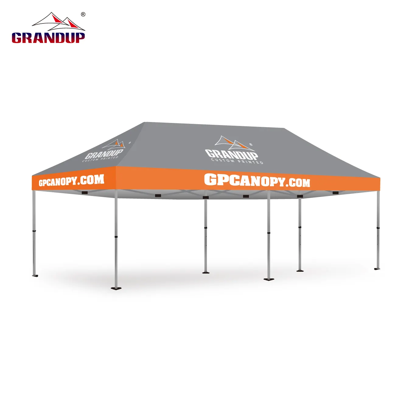Design gratuito 3x6m Gazebo 10 x20ft impermeabile baldacchino Pop-up per eventi di dimensioni personalizzate tenda fiera all'aperto