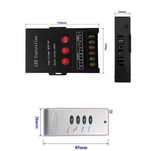 LED RGB Controller für LED-Streifen 10 * 3A 30A 3 Kanäle 5V/12V/24V Eingang Fernbedienung DMX-Anschluss 12V Beleuchtung - Product Image 4