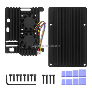 JYCTEC <strong>Raspberry</strong> <strong>Pi</strong> 5 Back Cover <strong>Case</strong> Dual Fan Aluminum alloy <strong>case</strong> RPI 5 passive cooling metal <strong>case</strong> - Product Image 6