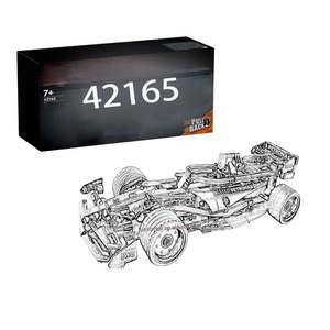 42165 240PCS New arrivals cơ khí pull-back công thức Racing F1 mô hình xây dựng blockstoy Lắp ráp khối xây dựng trẻ em người lớn - Product Image 4