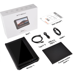 GTMEDIA2kポータブルモニターデュアル & トリプルディスプレイ画面ラップトップUSBタイプCラップトップモニター拡張機能 - Product Image 6