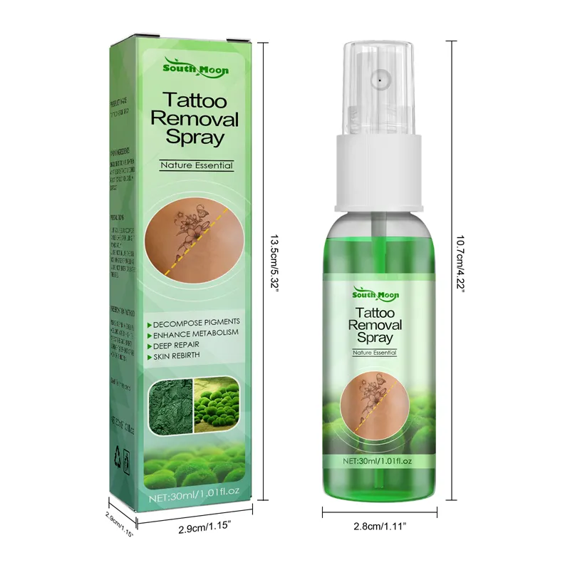 OEM Professional Natural Organic Permanent Tattoo entfernung Natur essentielles Tattoo Entfernen Sie ätherisches Spray