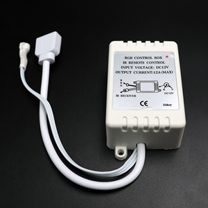 DC12V Wireless 24 Keys RGB <strong>IR</strong> <strong>Remote</strong> Controller LED Strip Controller for 3528 5050 RGB LED Strip
