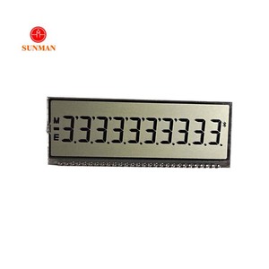Kunden spezifischer kleiner Tn Positive Seven Segment Display Reflective Lcd für Smart Meter - Product Image 2