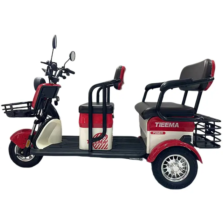 Triciclo motorizado de carga bicicleta eléctrica de tres ruedas scooters eléctricos bicicleta triciclo eléctrico para adultos