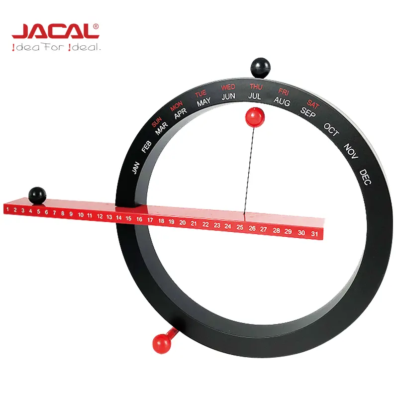 Cerchio perpetuo del calendario perpetuo divertente di controllo manuale della sfera del magnete dell'oem