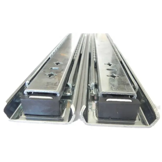 400mm Heavy Duty Full Extension 500L China Factory Soft Closing Channel for RV Sliding Out System Drawer Slide