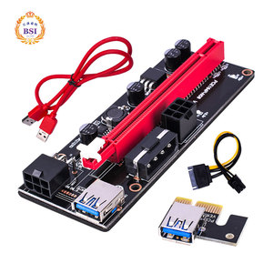GPUグラフィックカードPcieRiser VER009 S PCI-E Riser 1X〜16Xグラフィックエクステンション009 GPUライザーカードアダプターレイザー - Product Image 3