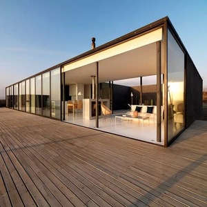 Düşük maliyetli çin ucuz prefabrik modüler modern ve lüks tasarım evler hafif çelik çerçeve prefabrik ev villa