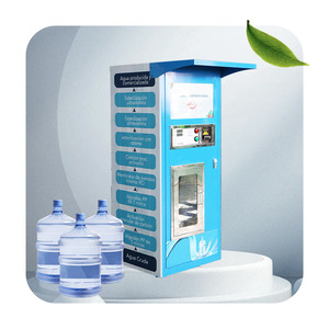 Thẻ tùy chỉnh & đồng tiền hoạt động nước tinh khiết Máy bán hàng tự động 220V hoạt động tự động cho khách sạn Bảo hành 1 năm - Product Image 4