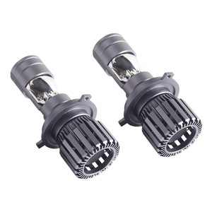 Sanvi באיכות גבוהה חדשה 28 w/pcs 6000k מיני h4 <span class=keywords><strong>led</strong></span> מקרן עדשה פנס רכב אוטומטי