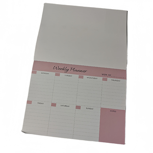 Bloc de notas de papelería de negocios semanal A5 personalizado - Product Image 4