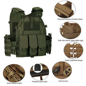 Masttac thiết bị ngoài trời Nylon Molle ngực Giàn Khoan chiến thuật Bánh tấm tàu sân bay có thể điều chỉnh CS đào tạo chiến thuật vest chaleco tactico - Product Image 3