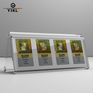Yiko Custom Security Gold Hologramm Aufkleber Panda Logo 3D-Etikett mit einzigartigem digitalen QR-Code Holo graphischer Aufkleber Blatt druck - Product Image 5