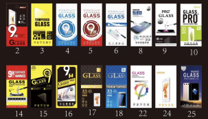 Emballage noir uniquement sans verre