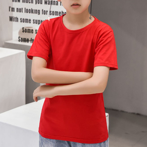 100% コットンプレーン子供Tシャツカスタムロゴブランク子供Tシャツ男の子と女の子のためのTシャツ