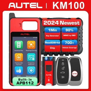 2024 Autel MaxiIM KM100 Schlüssel anhänger Programmierer Wegfahr sperre Werkzeug 2PCS Autel IKEY für 60s Schlüssel generierung IMMO Schlüssel lernen auf 99% Auto - Product Image 2
