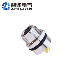 Vida M8 soket lehim tipi erkek ve kadın 3 4 5 6 8 Pins ön dağı dairesel yuvası konnektör fişi - Product Image 6