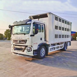 Sinotruk Howo 4x2 Caminhão De Transporte De Gado Liga De Alumínio Pourtry Day Old Chick Caminhão De Transporte - Product Image 4