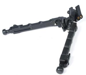 Hunting Accessories Tactical V9 Metal Tripod with QD 20mm <strong>Mount</strong> <strong>Bipod</strong> Adapter Adjustable Length Black Color - Product Image 6