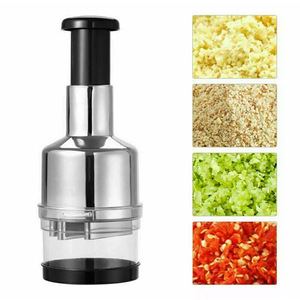 BST mutfak gadget restoran mini manuel pres sarımsak sebze kesicisi makine soğan doğrayıcı kesici - Product Image 5