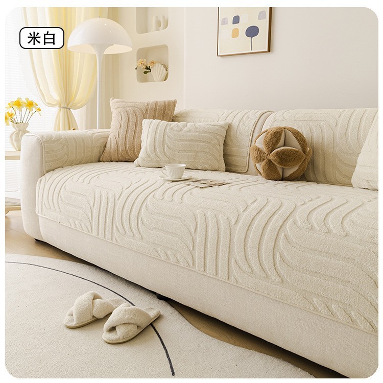 Three-tail sofa cushion, off-white